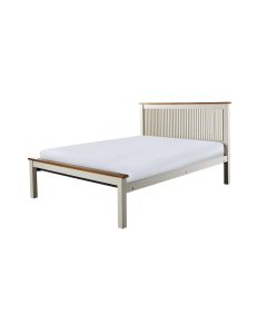 Hudson LE Cream/Beech Bed Frame - Double (4'6)