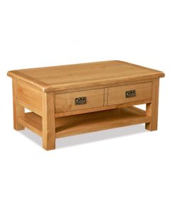 Salisbury Coffee Table with Drawer and Shelf