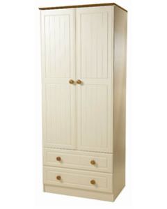 Inspirations 2'6 Two Drawer  Wardrobe