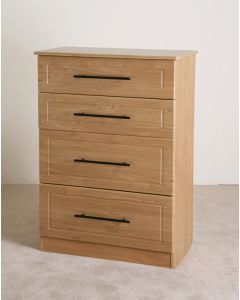 Mya Oak 4 Drawer Chest