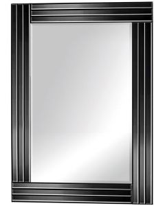 Black Finish Metal Mirror - 8008BK