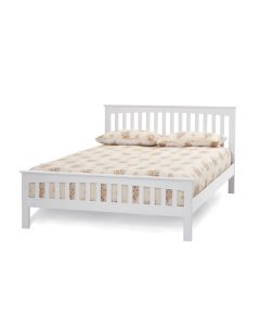 Amelia Opal White Bed - Super Kingsize (6')