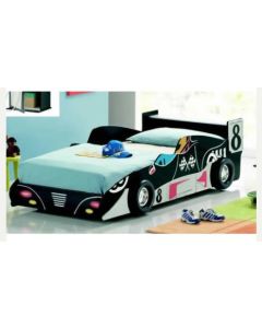 Kids F1 Black Racing Car Bed 