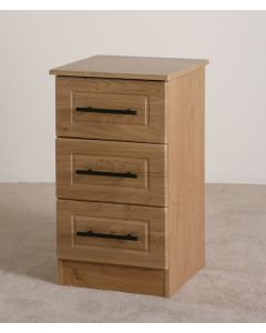 Mya Oak 3 Drawer Locker