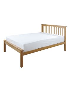 Sandra LE Bed Frame - White, Grey, Beech - Double (4'6")