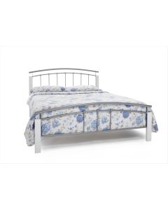Tetras White Bed - Black or Silver - Bed  (4')